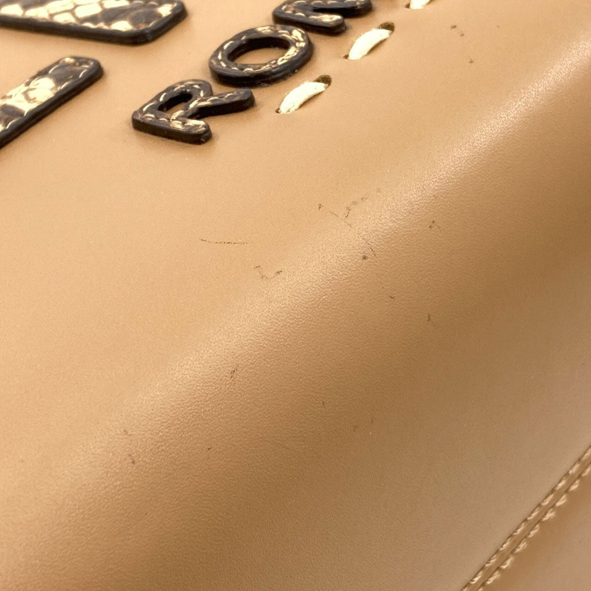 FENDI フェンディ バイザウェイ 2WAY ハンドバッグ パイソン レディース 中古