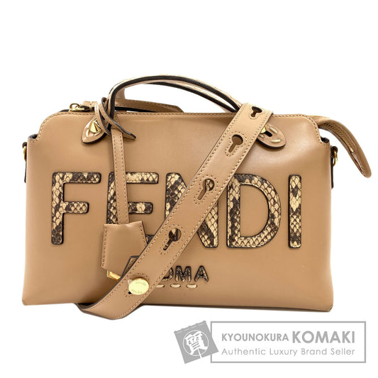 FENDI フェンディ バイザウェイ 2WAY ハンドバッグ パイソン レディース 中古