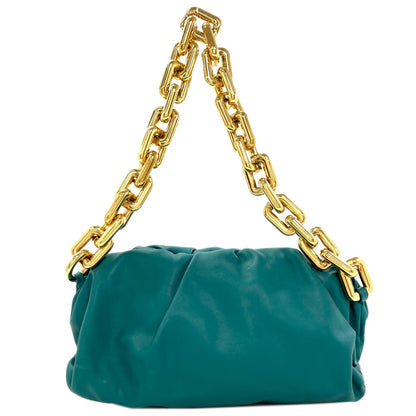 BOTTEGA VENETA ボッテガヴェネタ ワンショルダー チェーンショルダー ショルダーバッグ カーフ レディース 中古