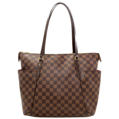 LOUIS VUITTON ルイヴィトン M41281 トータリーMM トートバッグ ダミエキャンバス レディース 中古