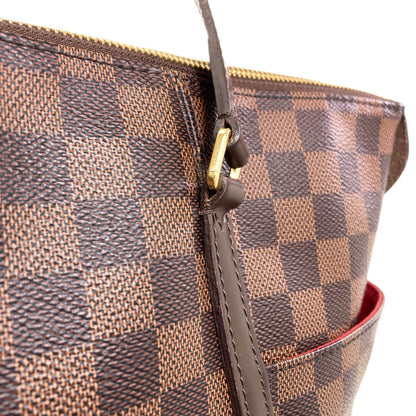 LOUIS VUITTON ルイヴィトン M41281 トータリーMM トートバッグ ダミエキャンバス レディース 中古