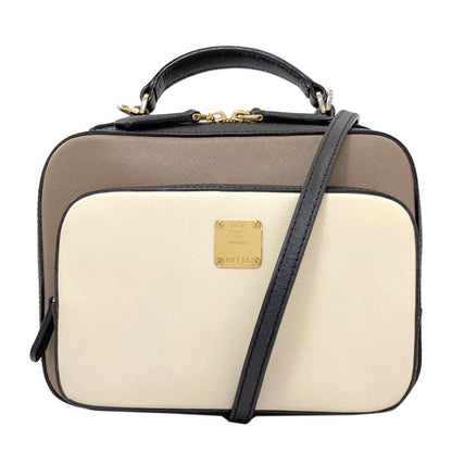 エムシーエム バイカラー 2WAY ハンドバッグ 中古 商品画像2