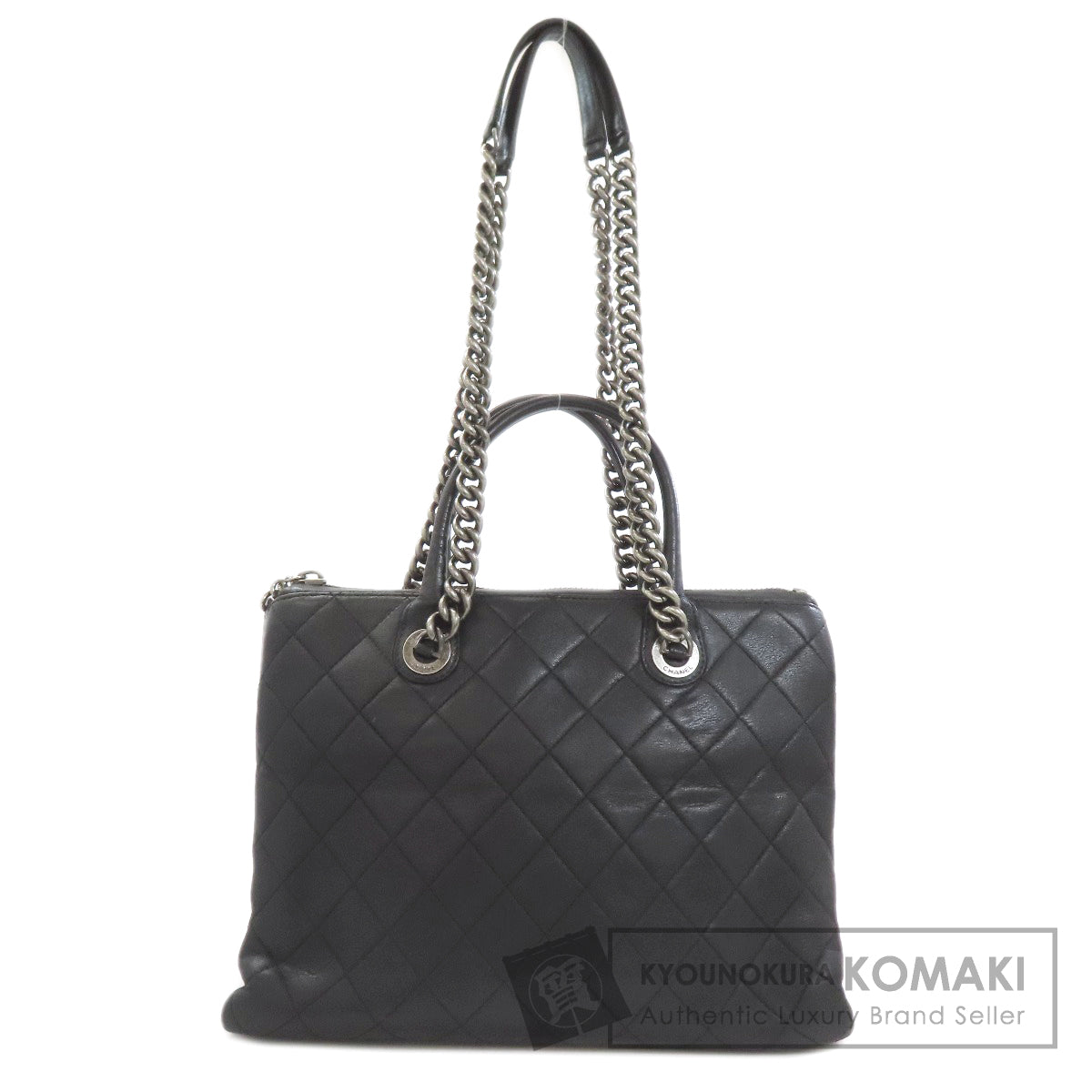 シャネル マトラッセ 2WAY シルバー金具 トートバッグ 中古 商品画像1