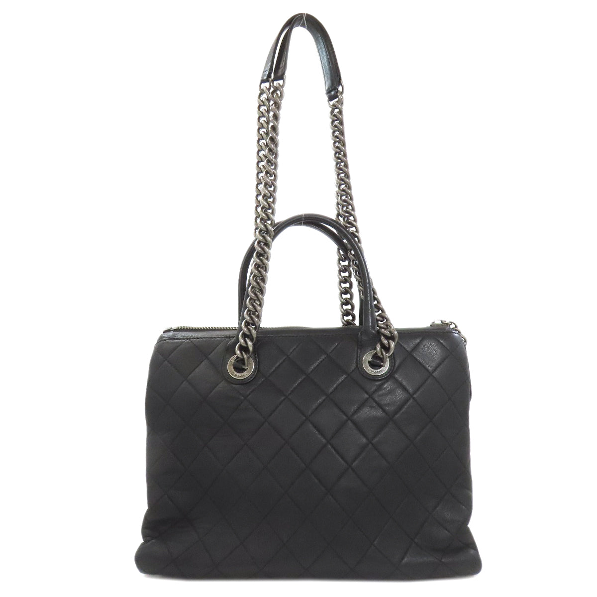 シャネル マトラッセ 2WAY シルバー金具 トートバッグ 中古 商品画像3