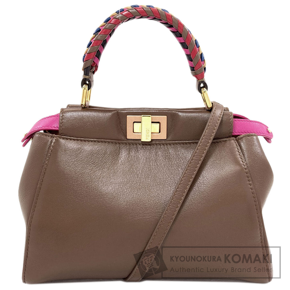 フェンディ ピーカブー ミニ 2WAY ハンドバッグ 中古 商品画像1
