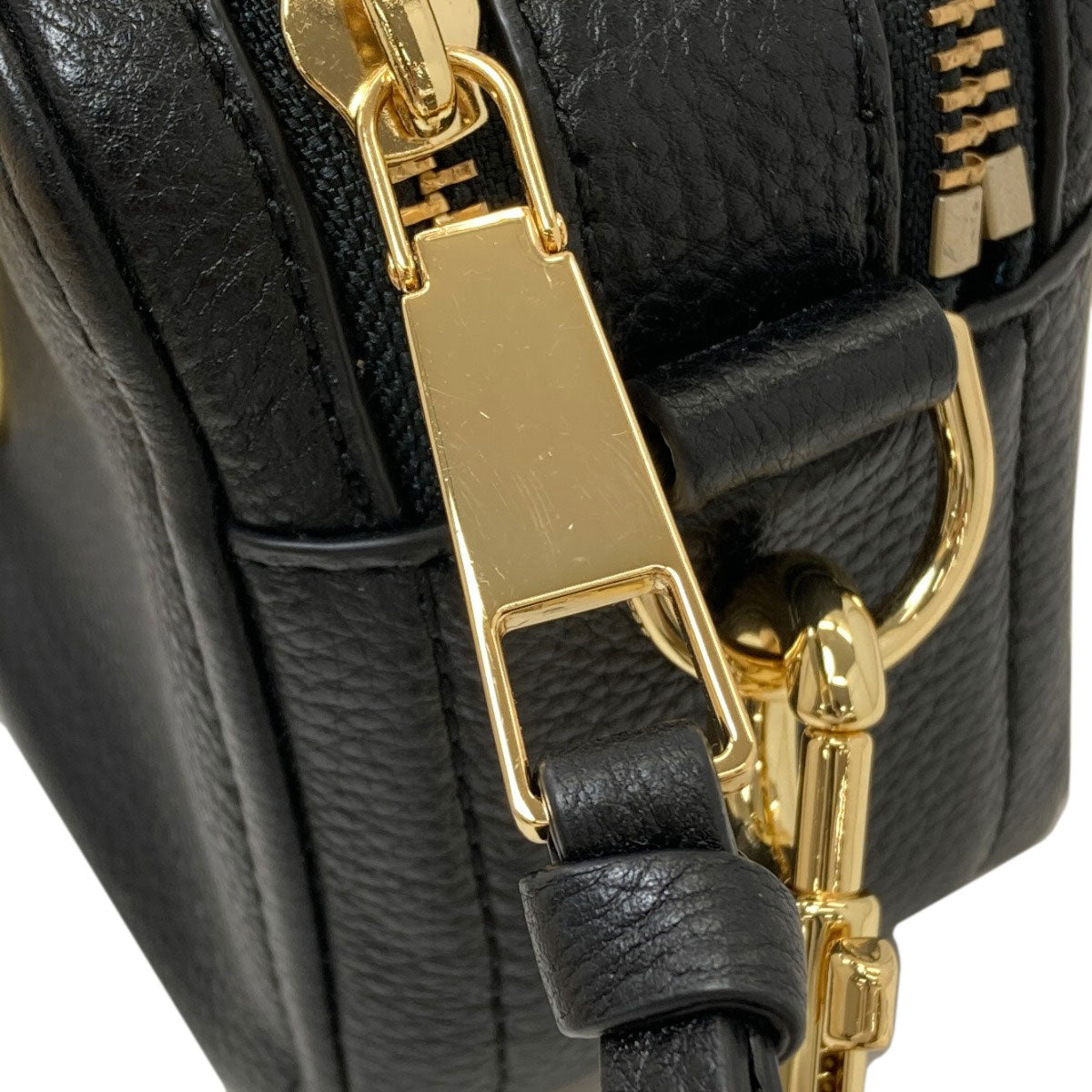 MARC JACOBS マーク・ジェイコブス スナップショット ダブルJ ショルダーバッグ レザー レディース 中古