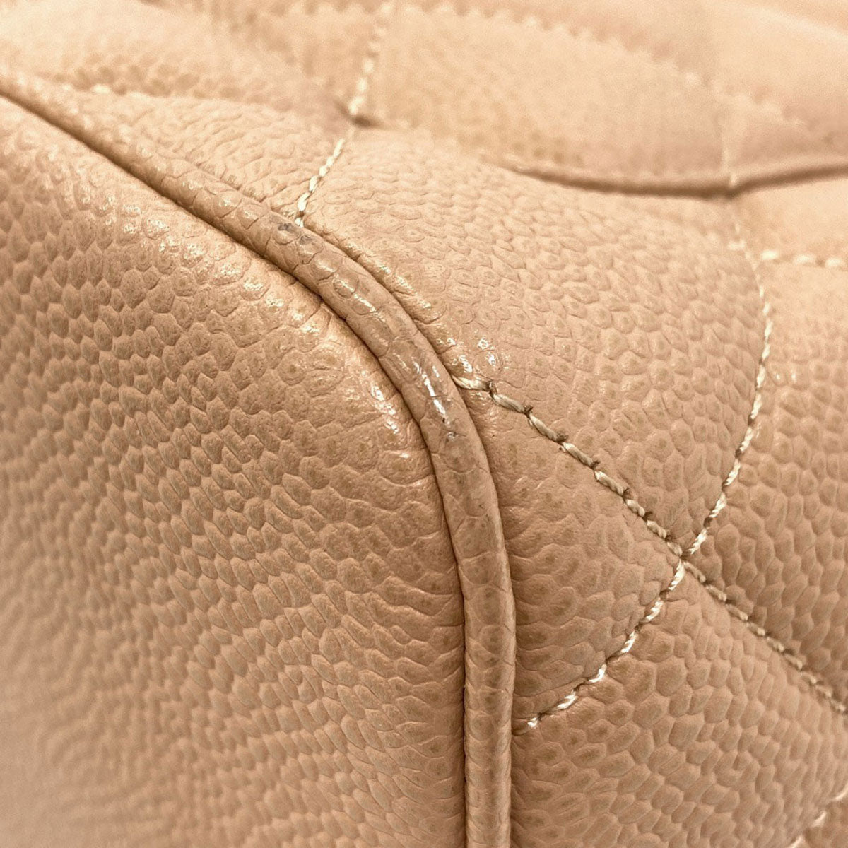 CHANEL シャネル 復刻トート ゴールド金具 トートバッグ グレインド カーフスキン レディース 中古