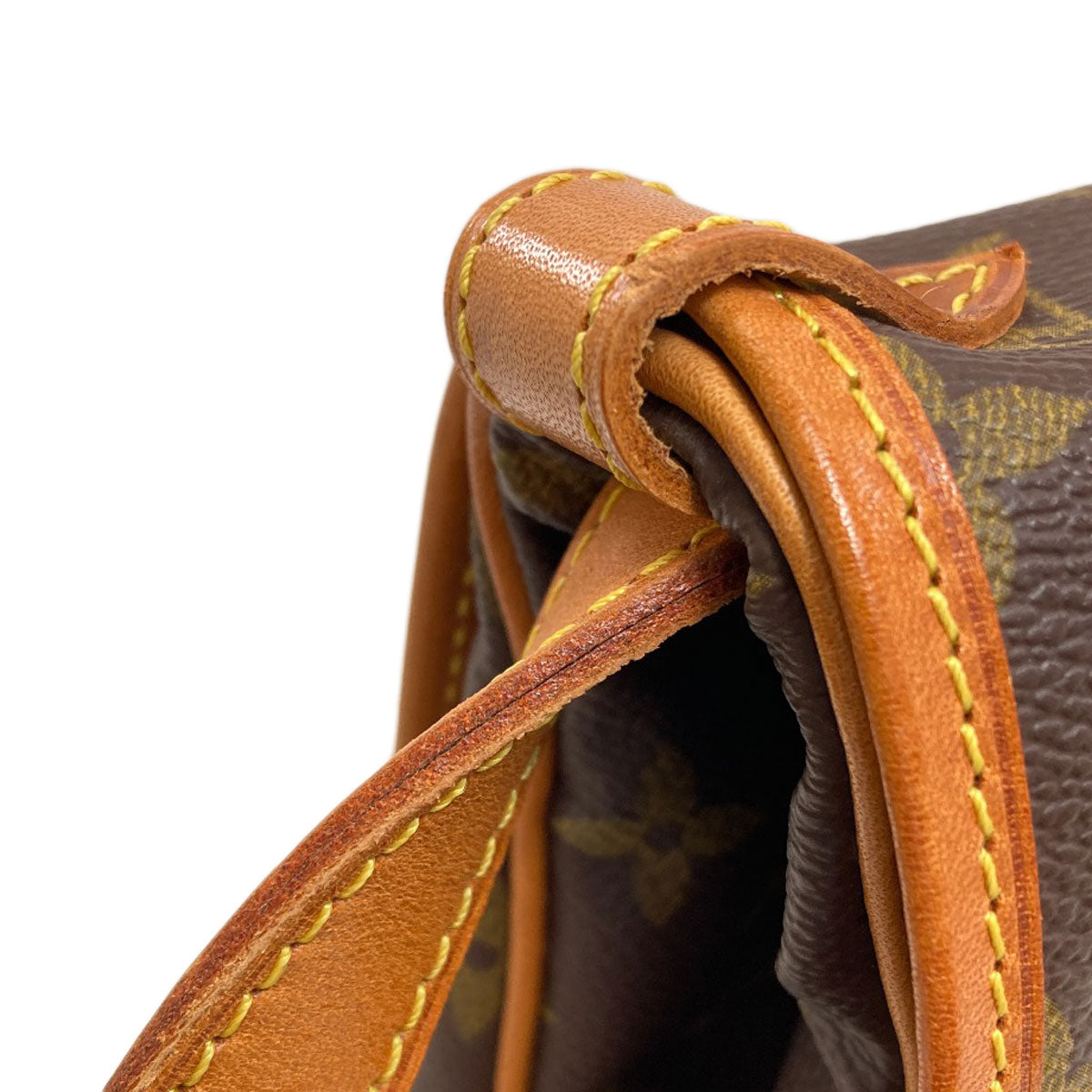 LOUIS VUITTON ルイヴィトン M42256 ソミュール30 ショルダーバッグ モノグラムキャンバス レディース 中古
