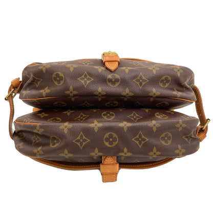 LOUIS VUITTON ルイヴィトン M42256 ソミュール30 ショルダーバッグ モノグラムキャンバス レディース 中古