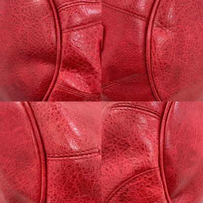 BALENCIAGA バレンシアガ 246438 クラシックミニポンポン ハンドバッグ カーフ レディース 中古