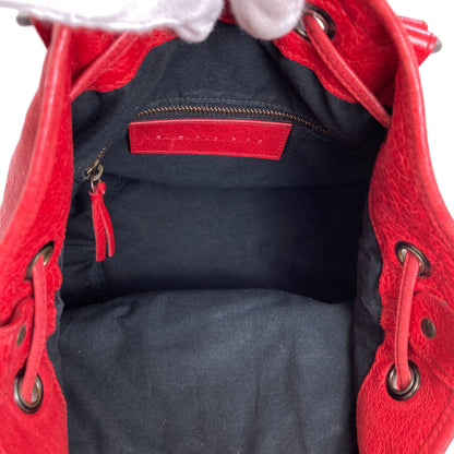 BALENCIAGA バレンシアガ 246438 クラシックミニポンポン ハンドバッグ カーフ レディース 中古