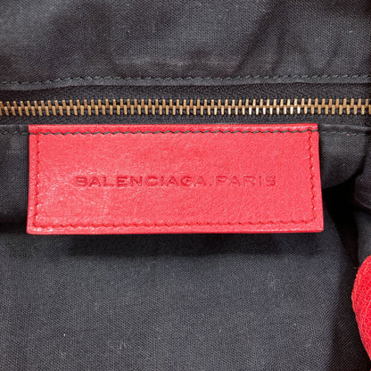 BALENCIAGA バレンシアガ 246438 クラシックミニポンポン ハンドバッグ カーフ レディース 中古