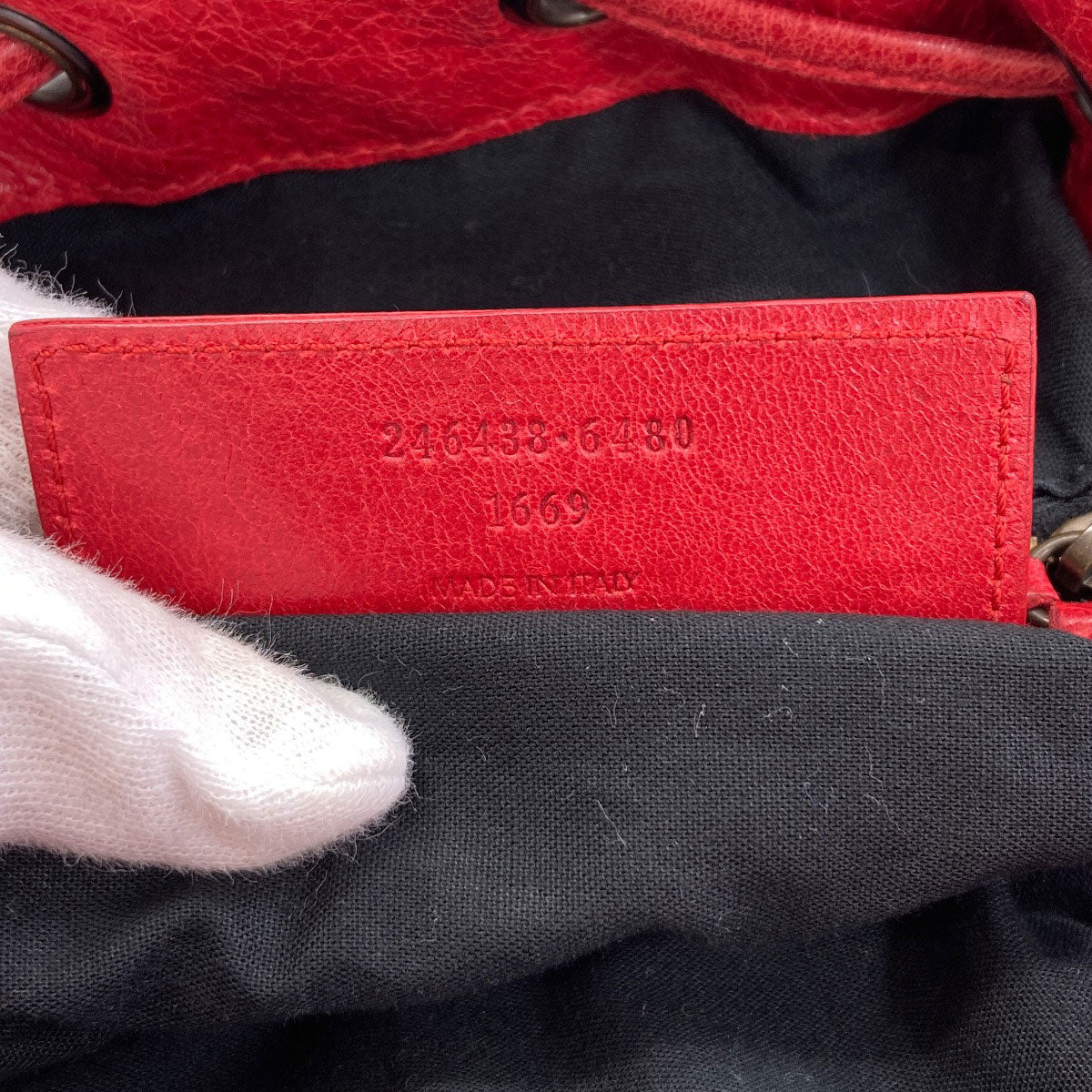 BALENCIAGA バレンシアガ 246438 クラシックミニポンポン ハンドバッグ カーフ レディース 中古
