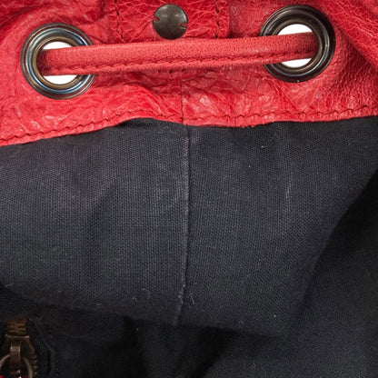 BALENCIAGA バレンシアガ 246438 クラシックミニポンポン ハンドバッグ カーフ レディース 中古