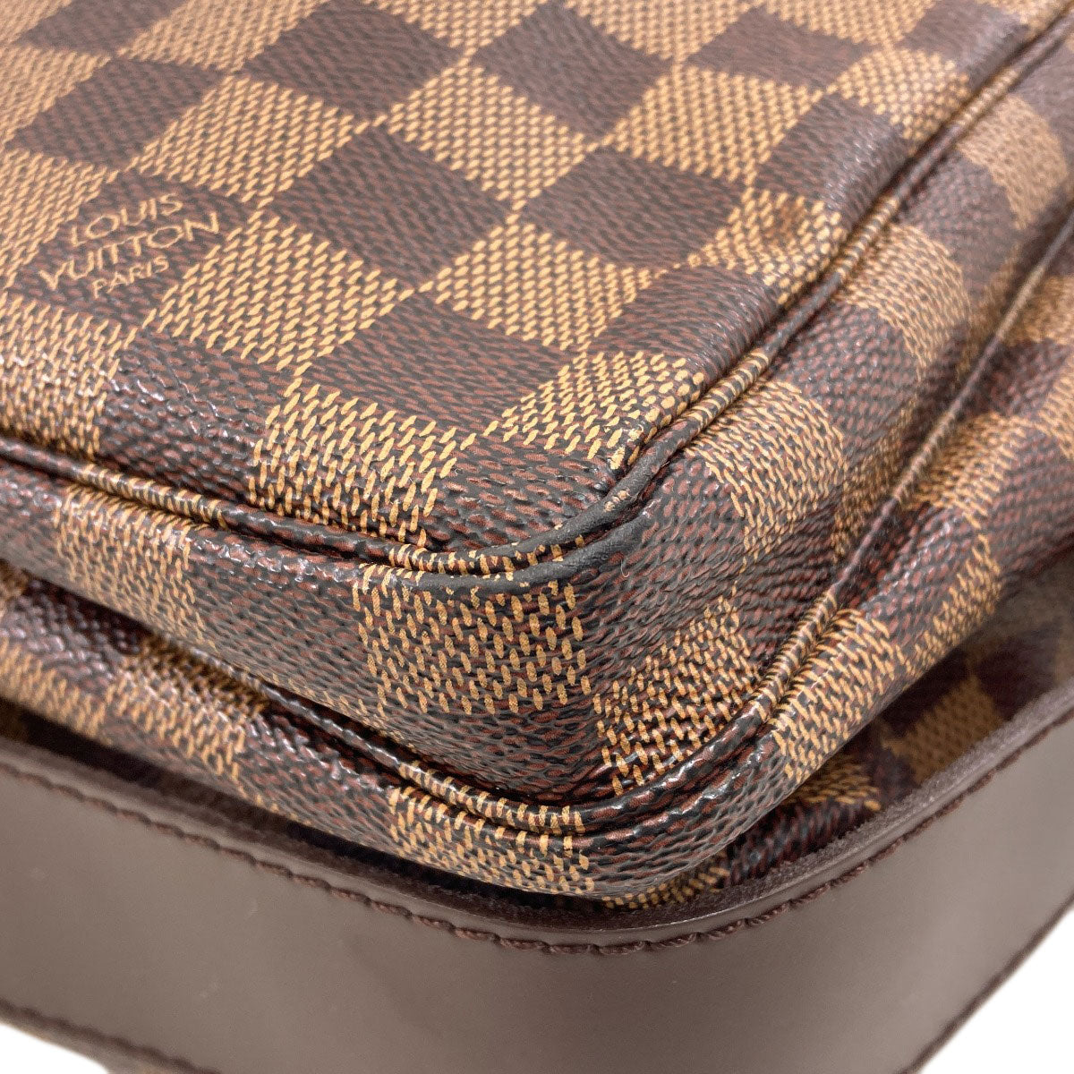 LOUIS VUITTON ルイヴィトン N45255 ナヴィグリオ ショルダーバッグ ダミエキャンバス レディース 中古