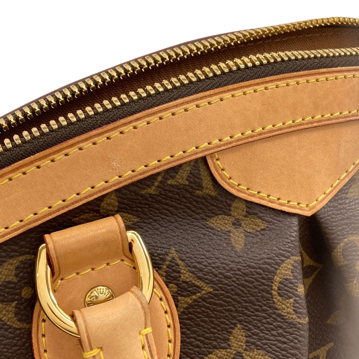 LOUIS VUITTON ルイヴィトン M40143 ティヴォリPM トートバッグ モノグラムキャンバス レディース 中古