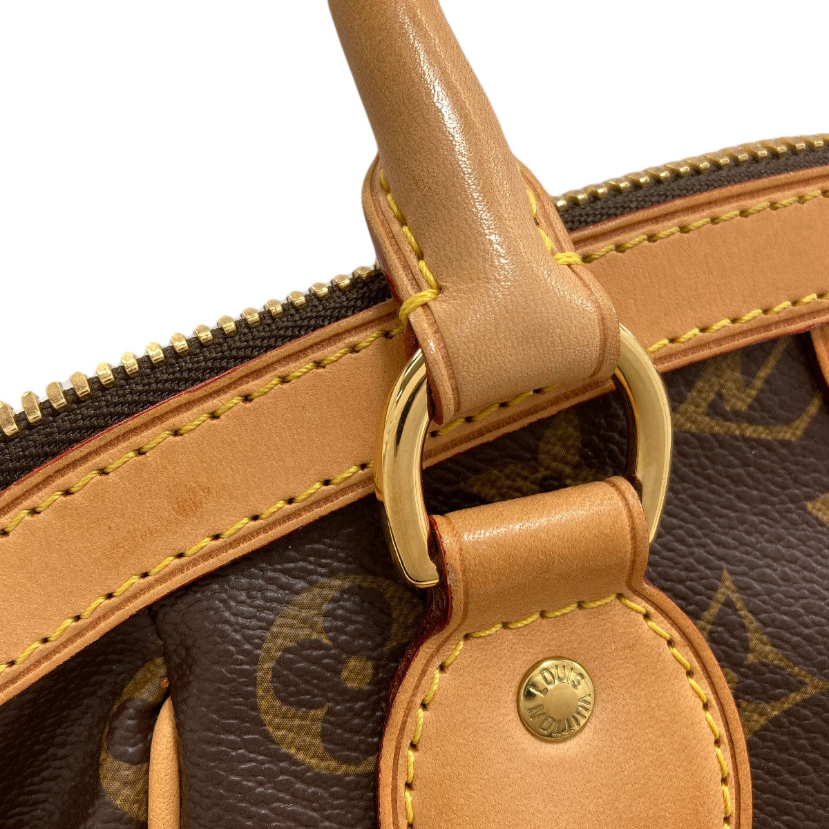 LOUIS VUITTON ルイヴィトン M40143 ティヴォリPM トートバッグ モノグラムキャンバス レディース 中古