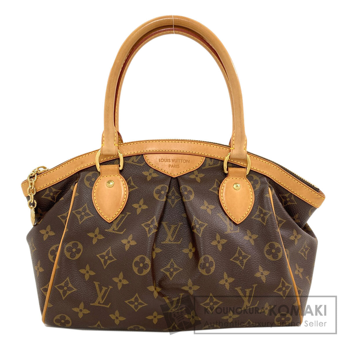 LOUIS VUITTON ルイヴィトン M40143 ティヴォリPM トートバッグ モノグラムキャンバス レディース 中古
