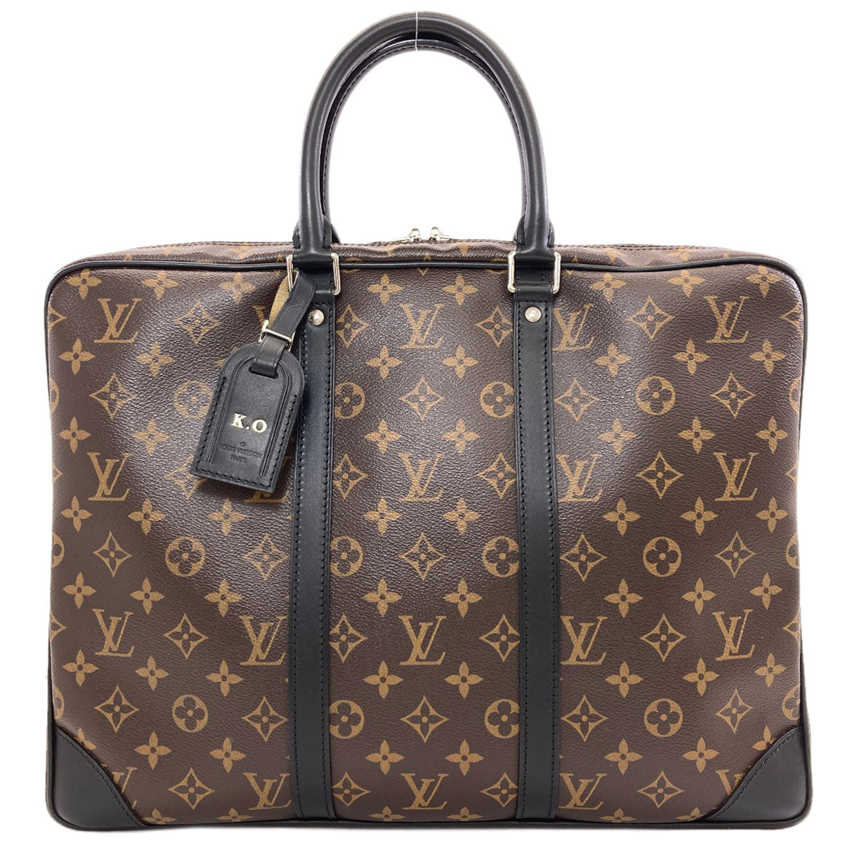 LOUIS VUITTON ルイヴィトン M40225 ポルトドキュマン・ヴォワヤージュ ビジネスバッグ モノグラムキャンバス メンズ 中古