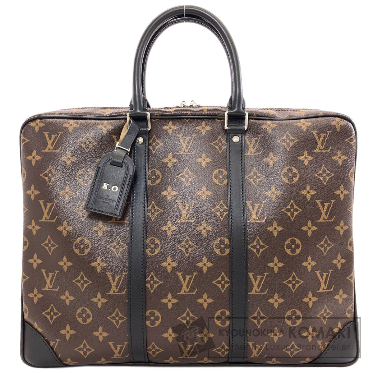 LOUIS VUITTON ルイヴィトン M40225 ポルトドキュマン・ヴォワヤージュ ビジネスバッグ モノグラムキャンバス メンズ 中古