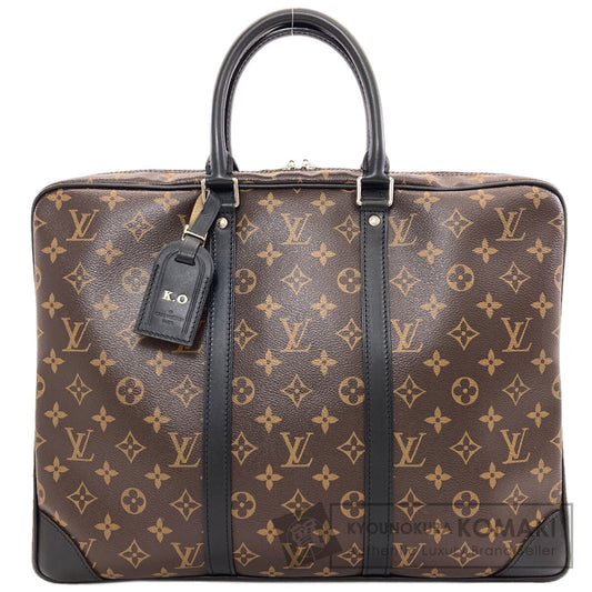 LOUIS VUITTON ルイヴィトン M40225 ポルトドキュマン・ヴォワヤージュ ビジネスバッグ モノグラムキャンバス メンズ 中古