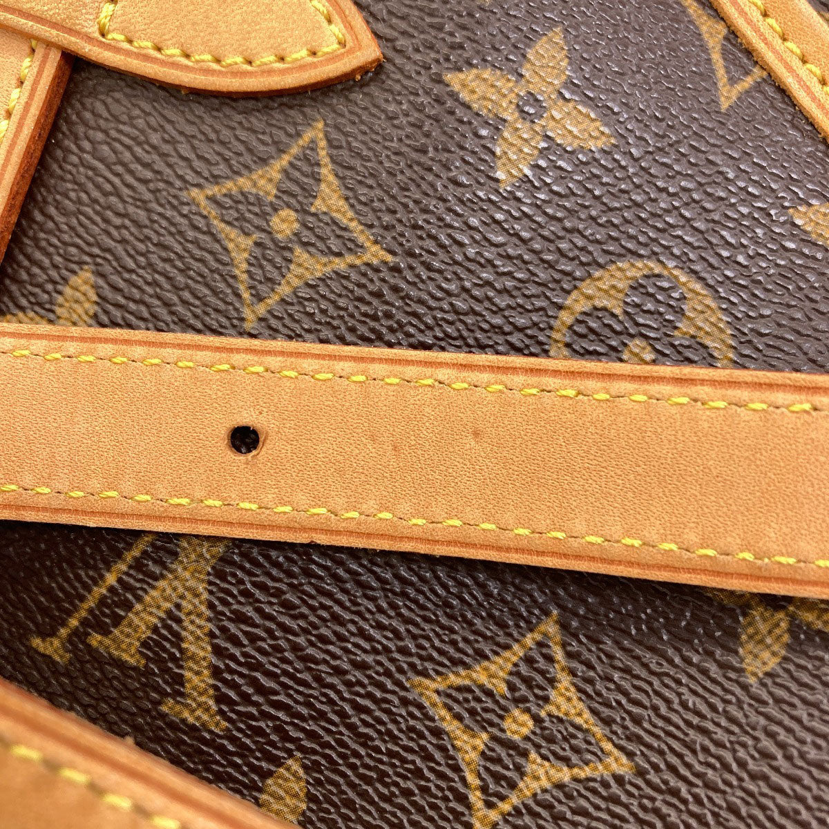 LOUIS VUITTON ルイヴィトン M40710 ソミュールMM ショルダーバッグ モノグラムキャンバス レディース 中古