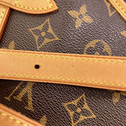 LOUIS VUITTON ルイヴィトン M40710 ソミュールMM ショルダーバッグ モノグラムキャンバス レディース 中古