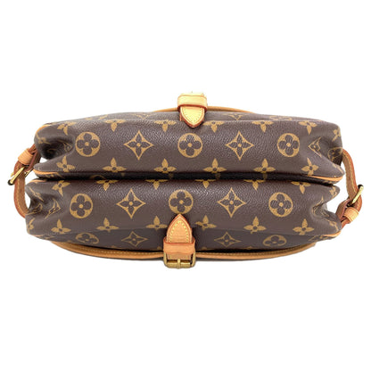 LOUIS VUITTON ルイヴィトン M40710 ソミュールMM ショルダーバッグ モノグラムキャンバス レディース 中古