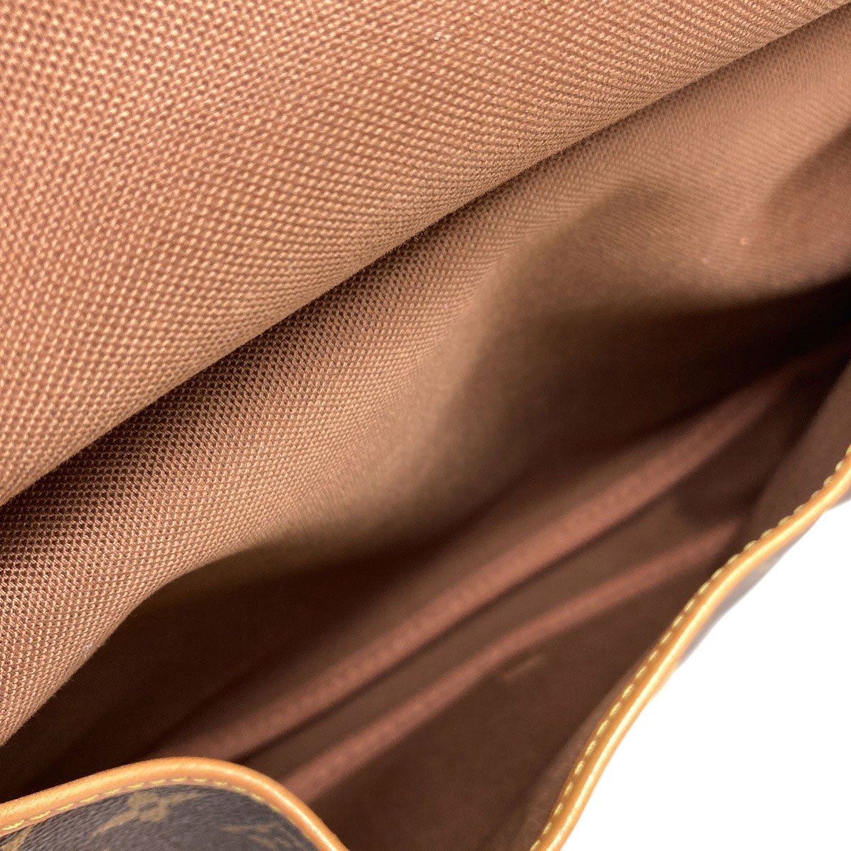 LOUIS VUITTON ルイヴィトン M40710 ソミュールMM ショルダーバッグ モノグラムキャンバス レディース 中古