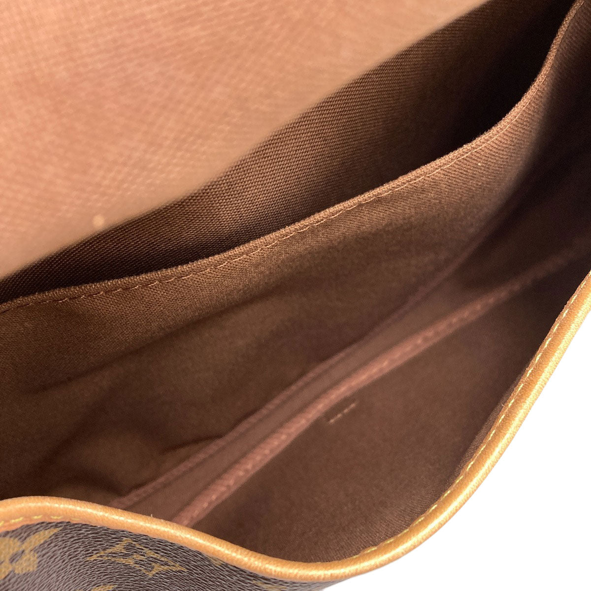 LOUIS VUITTON ルイヴィトン M40710 ソミュールMM ショルダーバッグ モノグラムキャンバス レディース 中古