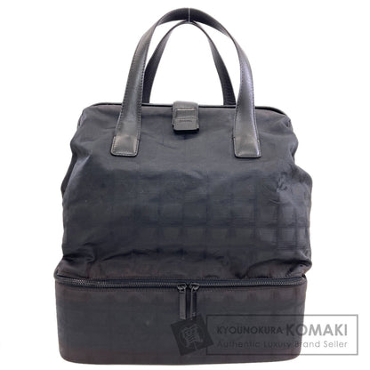 CHANEL シャネル ニュートラベルライン トートバッグ ナイロンジャガード レディース 中古