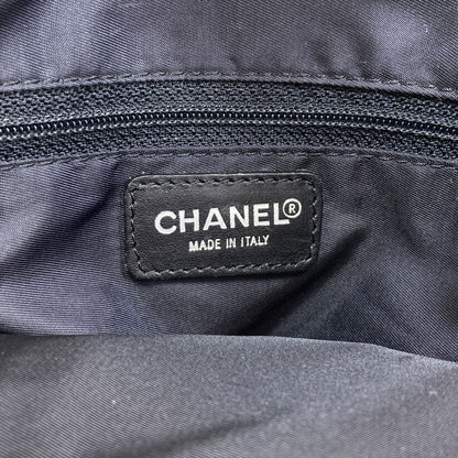 CHANEL シャネル ニュートラベルライン トートバッグ ナイロンジャガード レディース 中古