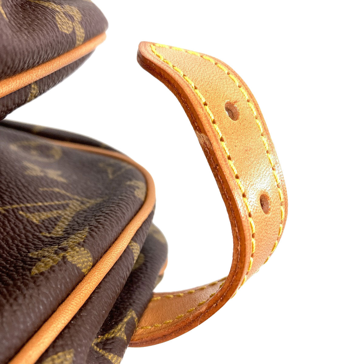 LOUIS VUITTON ルイヴィトン M40710 ソミュールMM ショルダーバッグ モノグラムキャンバス レディース 中古