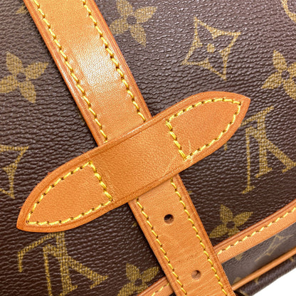 LOUIS VUITTON ルイヴィトン M40710 ソミュールMM ショルダーバッグ モノグラムキャンバス レディース 中古