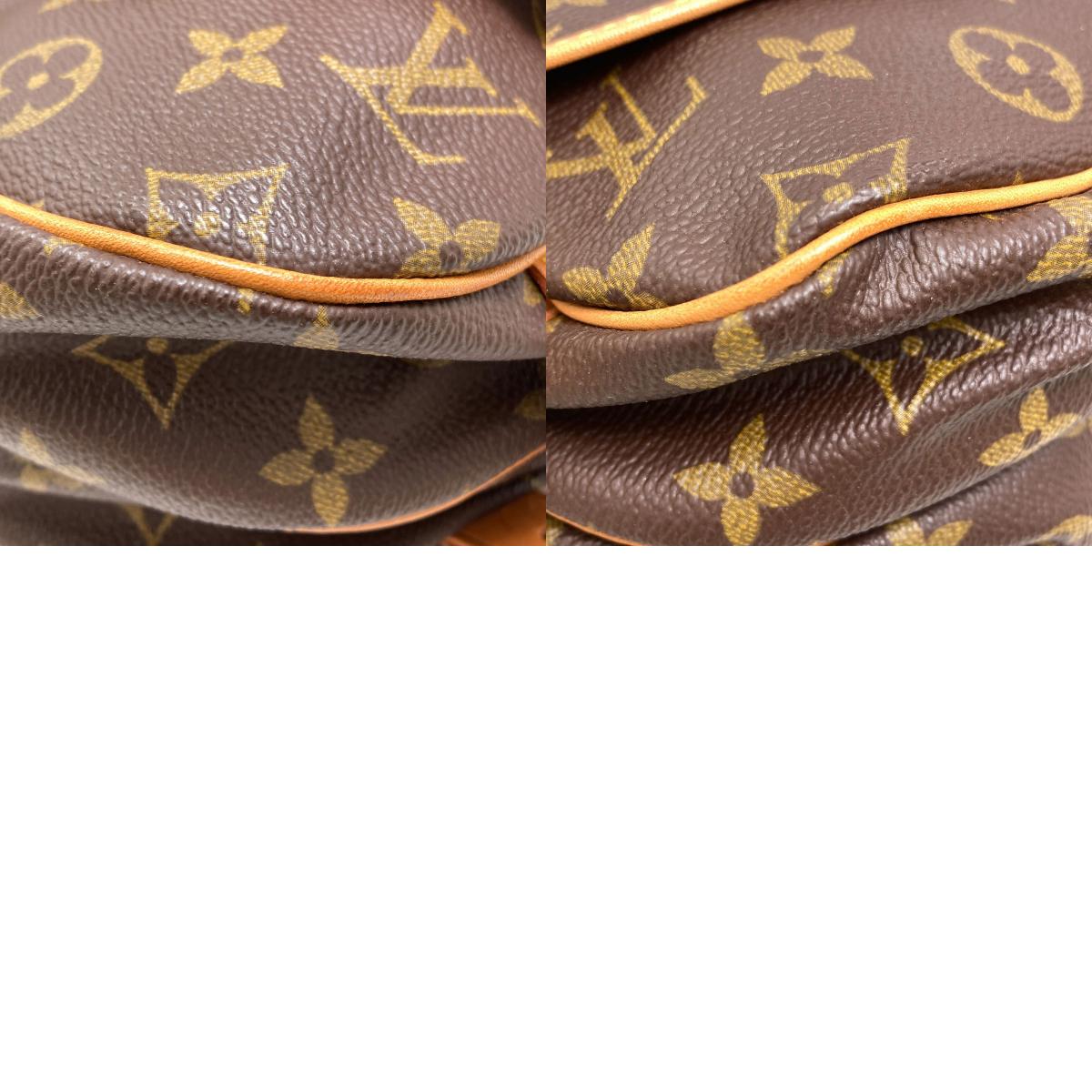 LOUIS VUITTON ルイヴィトン M40710 ソミュールMM ショルダーバッグ モノグラムキャンバス レディース 中古
