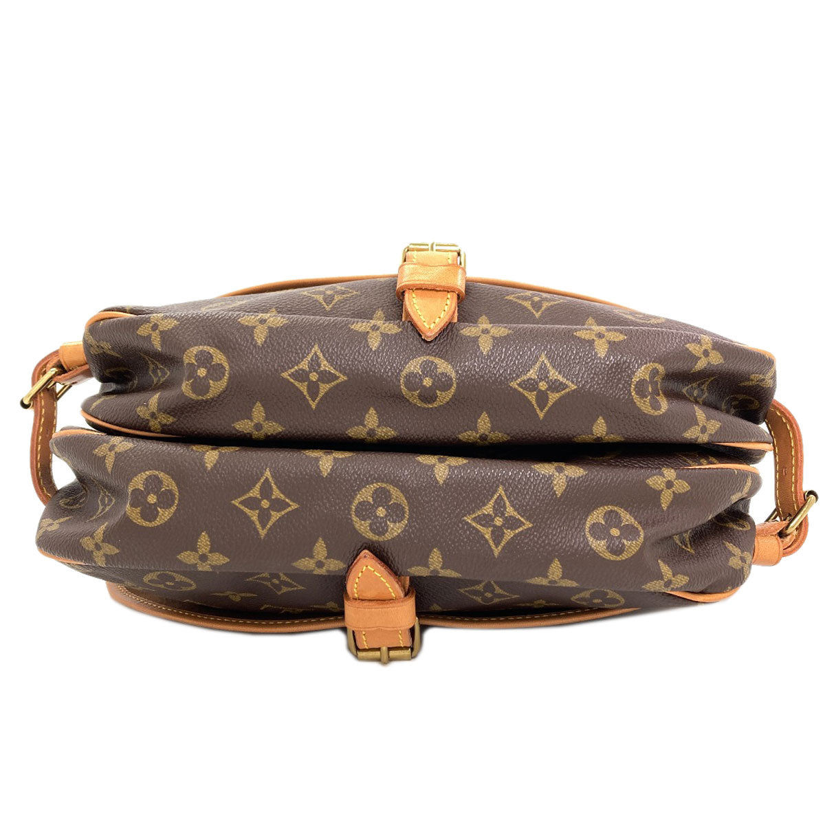 LOUIS VUITTON ルイヴィトン M40710 ソミュールMM ショルダーバッグ モノグラムキャンバス レディース 中古