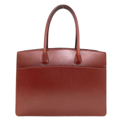HERMES エルメス ホワイトバス ゴールド金具 トートバッグ ボックスカーフ レディース 中古