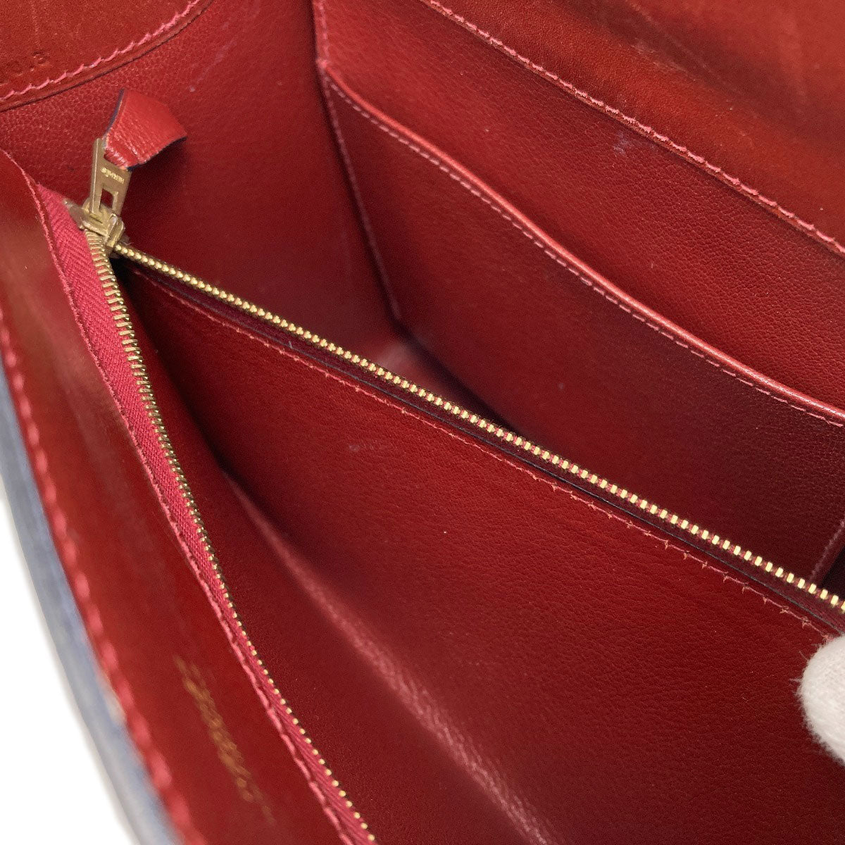 HERMES エルメス ホワイトバス ゴールド金具 トートバッグ ボックスカーフ レディース 中古