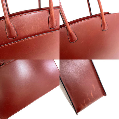 HERMES エルメス ホワイトバス ゴールド金具 トートバッグ ボックスカーフ レディース 中古