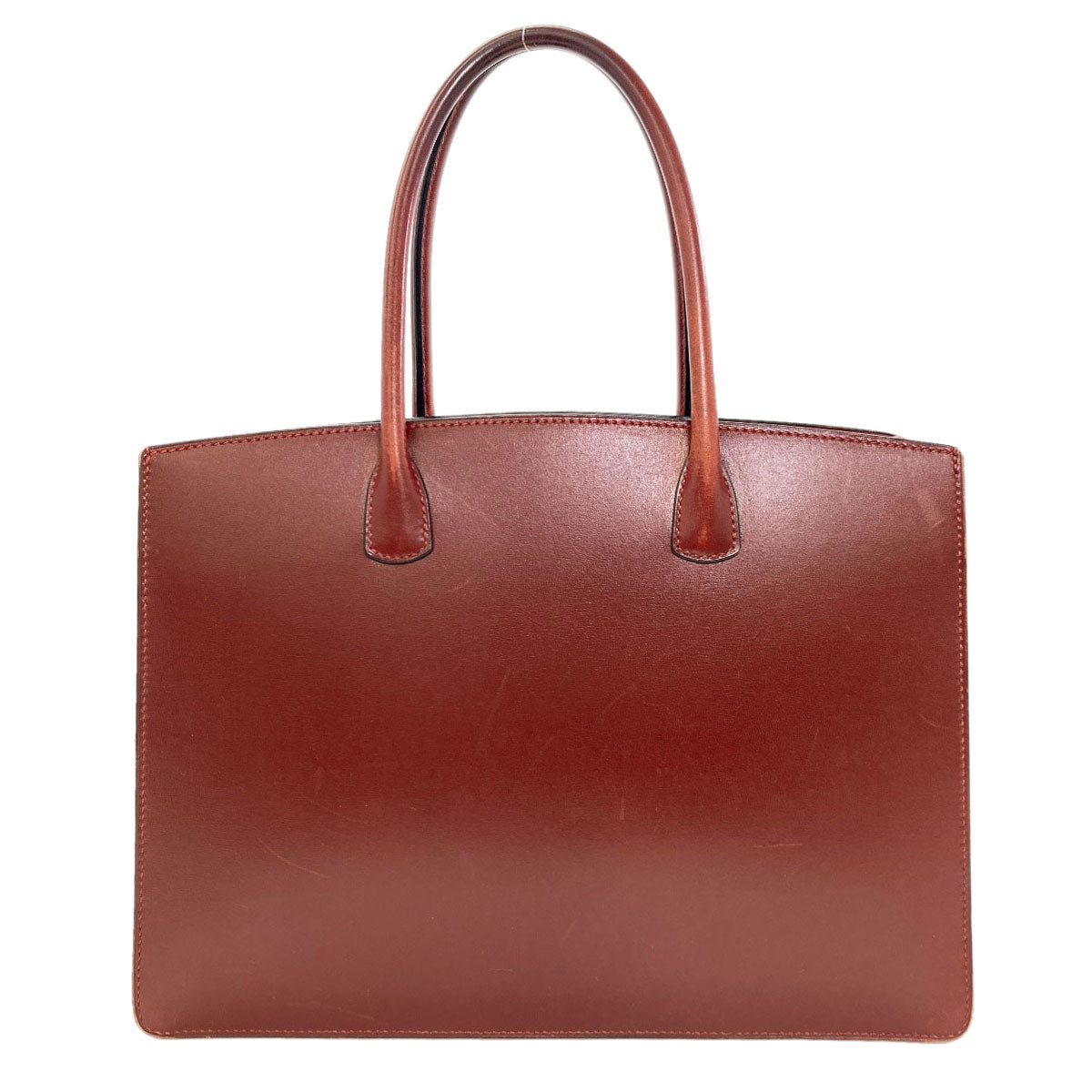 HERMES エルメス ホワイトバス ゴールド金具 トートバッグ ボックスカーフ レディース 中古