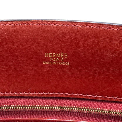 HERMES エルメス ホワイトバス ゴールド金具 トートバッグ ボックスカーフ レディース 中古