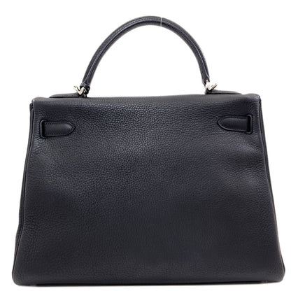 HERMES エルメス ケリー32 内縫い シルバー金具 ハンドバッグ トリヨン レディース 中古