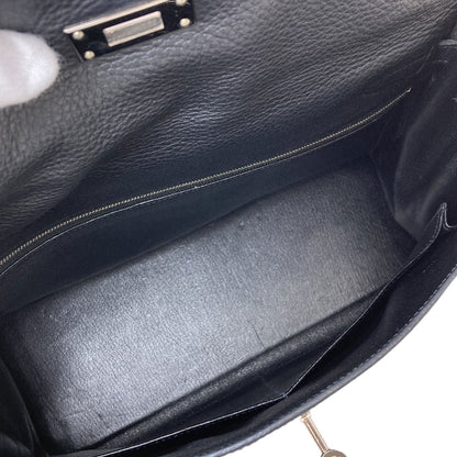 HERMES エルメス ケリー32 内縫い シルバー金具 ハンドバッグ トリヨン レディース 中古