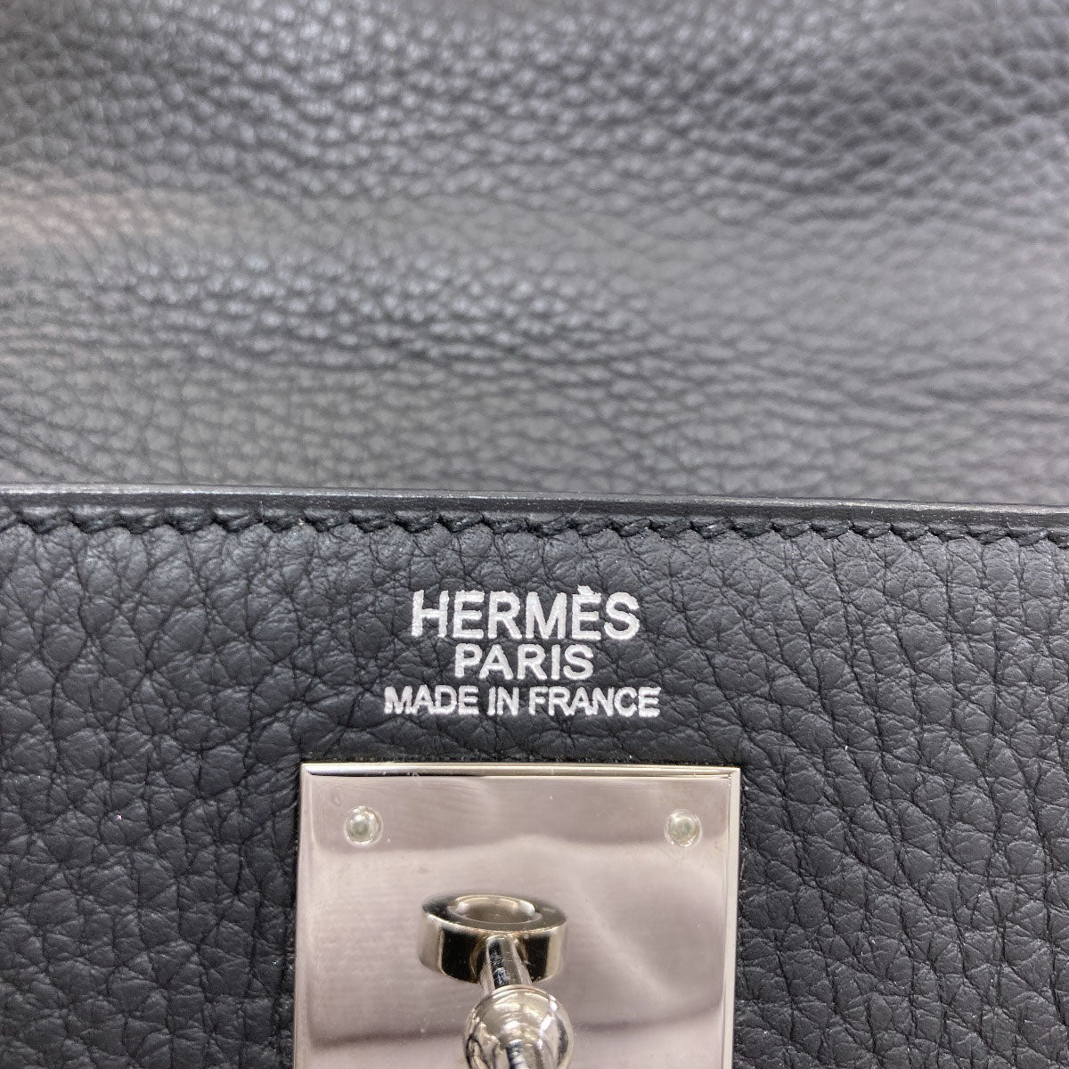 HERMES エルメス ケリー32 内縫い シルバー金具 ハンドバッグ トリヨン レディース 中古