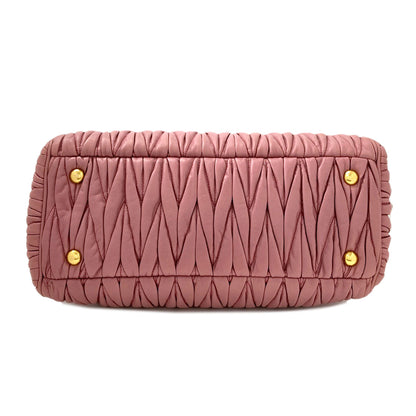 MIUMIU ミュウミュウ マテラッセ 2WAY ハンドバッグ カーフ レディース 中古