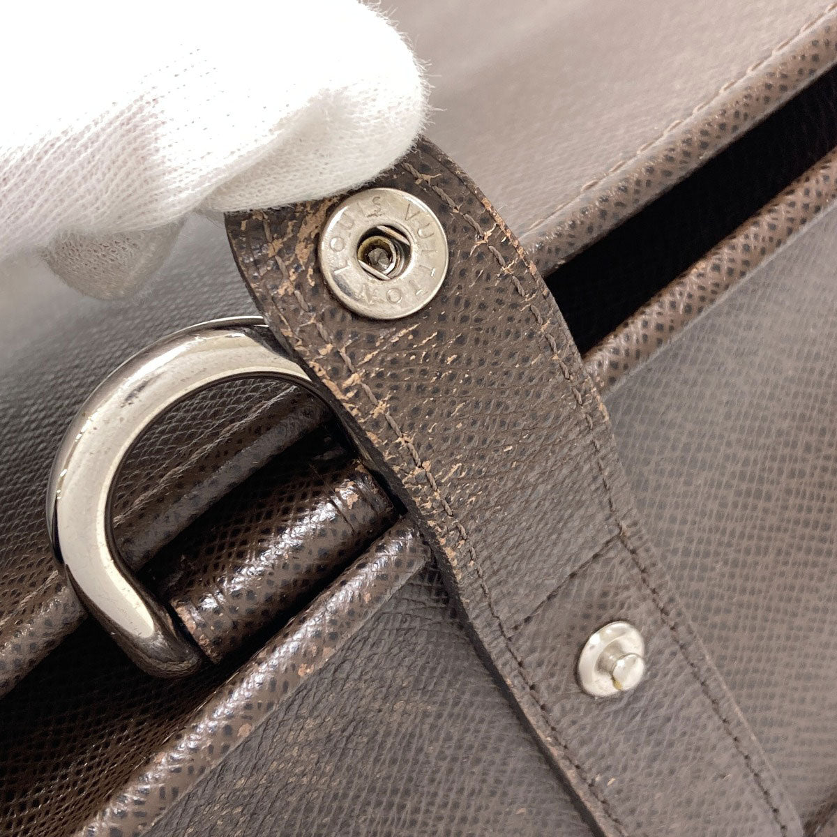 LOUIS VUITTON ルイヴィトン M32488 アンドレイ ショルダーバッグ タイガ レディース 中古
