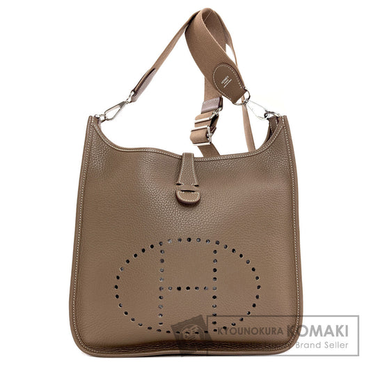 HERMES エルメス エブリン3 PM エトープ シルバー金具 ショルダーバッグ トリヨン レディース 中古
