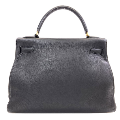 HERMES エルメス ケリー32 内縫い ゴールド金具 ハンドバッグ トリヨン レディース 中古