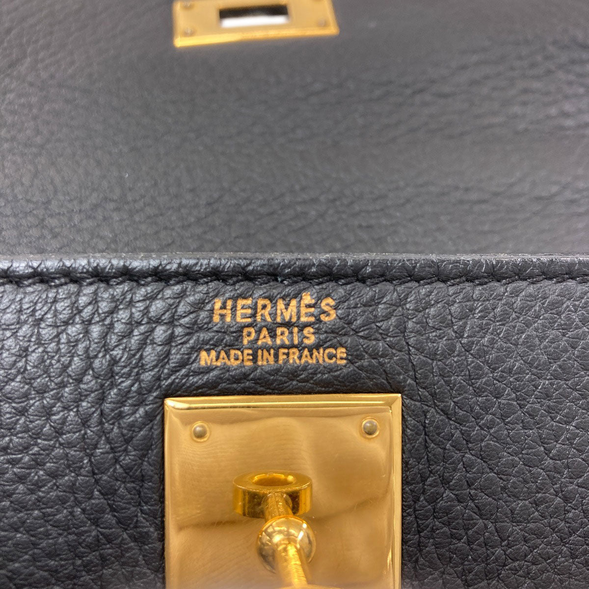 HERMES エルメス ケリー32 内縫い ゴールド金具 ハンドバッグ トリヨン レディース 中古
