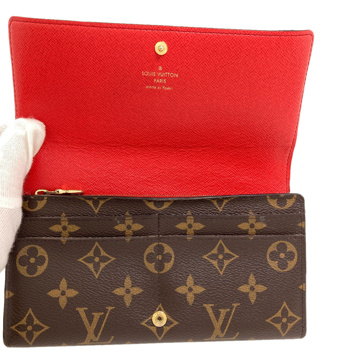 LOUIS VUITTON ルイヴィトン M69747 ポルトフォイユ・サラ NM ヴィヴィエンヌ 長財布（小銭入れあり） モノグラムキャンバス レディース 中古